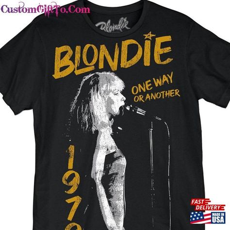 Blondie Just Singing Unisex T-Shirt (Bln0447m1004) 1970S Music Debbie Harry Check more at https://customgiftto.com/product/blondie-just-singing-unisex-t-shirt-bln0447m1004-1970s-music-debbie-harry/ 1970s Music, Debbie Harry, Retro Tee, Unisex T Shirt, Vision Board, 1970s, Singing, Band, Wardrobe