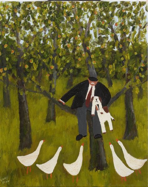 Gary Bunt, Man And Dog, Love Illustration, British Art, Naive Art, London Art, Farm Yard, Painting Projects, Figurative Art