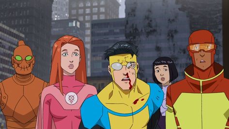 Invincible Tv Show, Invincible Series, Invincible Show, Mark Grayson, Invincible Comic, Emotional Moments, Atom Eve, Best Superhero, Another Round