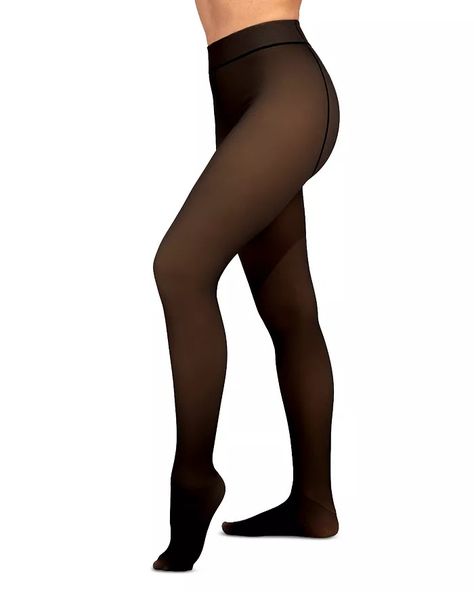 HUE - Faux Sheer Fleece Tights Fleece Lined Sheer Tights, Black Fleece Lined Tights, Fitted Sheer No-show Hosiery, Sheer Solid High-cut Leg Hosiery, Elegant Sheer Micro-elastic Tights, Fleece Tights, Sheer Tights, Buy Online, Tights