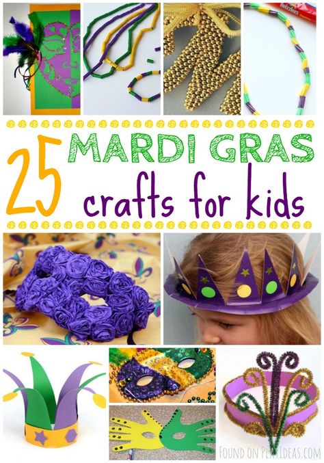 Great collection of Mardi Gras crafts for kids! Mardi Gras Crafts For Kids, Mardi Gras Activities, Mardi Gras Kid, Mardi Gras Diy, Mardi Grad, Carnival Crafts, Mardi Gras Crafts, Mardi Gra, Mardi Gras Food