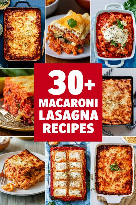 30+ Delicious Homemade Macaroni Lasagna Recipes That Will Make Your Family Smile!...  Satisfy your family’s taste buds with these yummy homemade macaroni lasagna recipes. Perfect for dinner night these cheesy creations mix pasta and layers of goodness. Your loved ones will be smiling with every bite. Try different sauces vegetables cheese and meats to make each dish special and fun!... https://ostrali.com/foodr/macaroni-lasagna-recipes Macaroni Lasagna, Mediterranean Lasagna, Different Sauces, Pesto Lasagna, Beef Lasagne, Lasagna Recipes, Meat Lasagna, Italian Sausage Pasta, Mediterranean Pasta