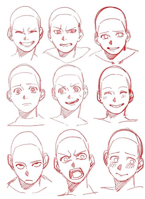 Drawing Base Expressions, Expression Study Drawing, Pained Expression Reference, Annoyed Expression Drawing Reference, Surprised Reaction Drawing, Furrowed Eyebrows Expression, Mad Expression Reference, Panic Expression Reference, Facial Expression Drawing Reference