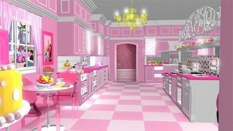 Fun Utensils, Toy Fridge, House Background, Barbie Room, House Clearance, Barbie Cartoon, House Dream, Cartoon House, Barbie Kitchen