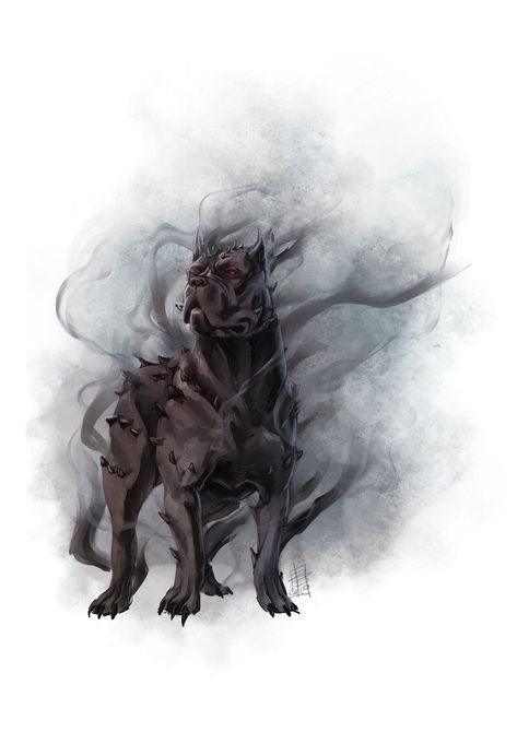 Shadow Hound, Kobold Press, Shadow Wolf, Dnd Monsters, Dungeons And Dragons Characters, Dnd Art, Fantasy Concept Art, Creature Concept, Dnd Characters