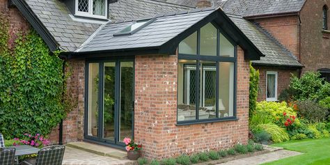 Home Extensions in Lancashire & Cheshire | Side & Rear Extensions from Clearview Small Extension Ideas, Rear Extension Ideas, Sunroom Extension, Small House Extensions, Conservatory Extension, Orangery Extension, Conservatory Windows, Bungalow Extensions, Windows Ideas