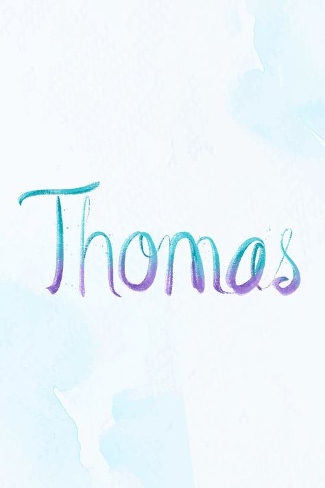 Robert Name, Tattoo Name Ideas, Thomas Name, Name Lettering, Font Tattoo, Names Boy, Tattoo Name, Hand Lettering Fonts