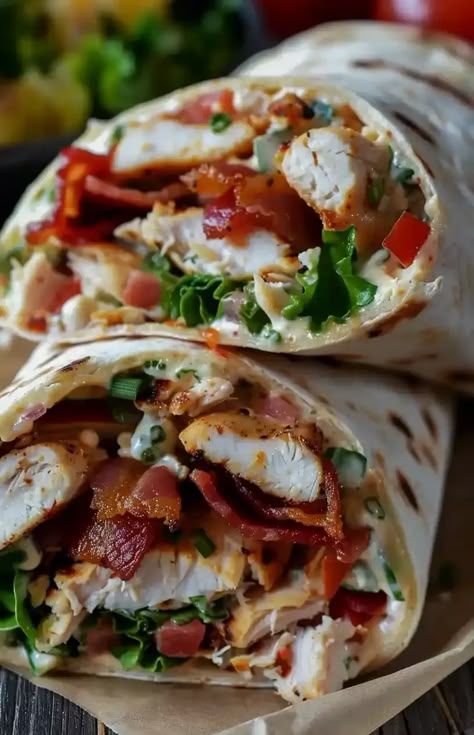 Chicken Bacon Ranch Wrap Buffalo Chicken Bacon Ranch Wrap, Healthy Chicken Bacon Ranch Wraps, Chicken Thigh Wraps, Chicken Bacon Wraps Tortilla, Chicken Bacon Burrito, Bacon Chicken Wrap, Crispy Chicken Ranch Wraps, Bacon Chicken Ranch Wrap, Chicken Bacon Ranch Wraps Recipes