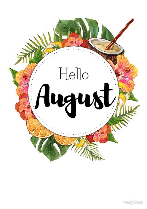 Hello August - monthly cover for planners, bullet journals by vasylissa Aesthetic Spring Wallpaper, August Bullet Journal Cover, Wallpaper April, April Aesthetic, April Wallpaper, Bullet Journal August, Neuer Monat, August Wallpaper, Bullet Journal Month