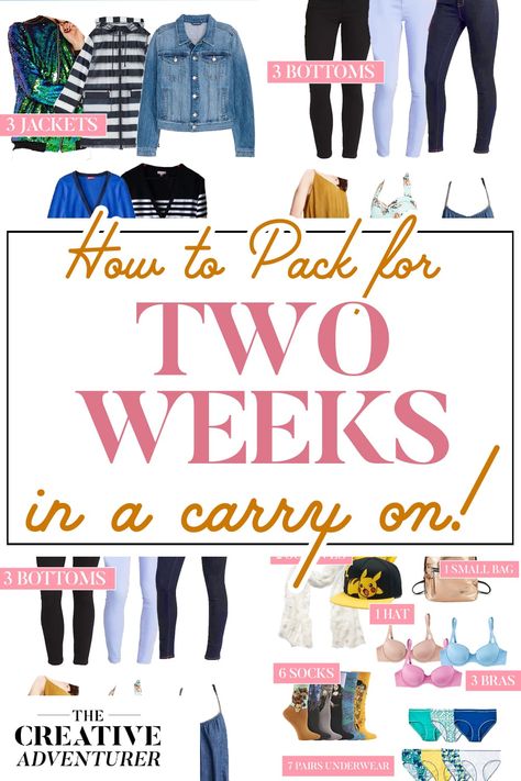 Packing For Two Weeks, Pack For Two Weeks, Perfect Carry On Bag, Tips And Trick, Packing For Europe, Carry On Packing, Travel Trailer Remodel, Travel Essentials Men, Travel Capsule