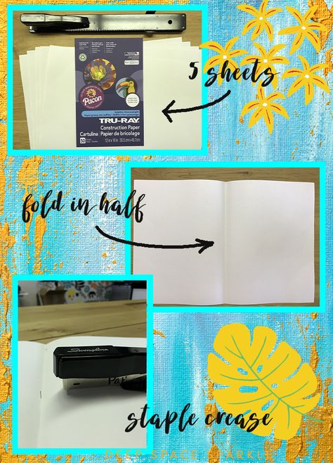 Make your own sketchbook for under 50 cents Make Your Own Sketchbook, Make A Sketchbook, Kids Sketchbook, Best Sketchbook, Intro To Art, Creative Art Projects, Deep Space Sparkle, High School Art Lessons, Art Lessons Middle School