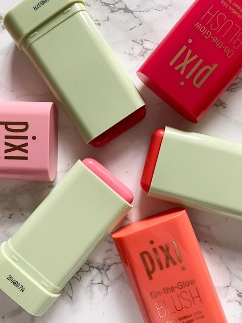 Makeup | Pixi On-The-Glow Blush Review | Danielle's Beauty Blog Pixi Make Up, Gigi Makeup, Pixi Makeup, Pixie Makeup, Cream Blush Stick, Pixi Beauty, Blush Stick, Skin Care And Makeup, Eye Makeup Designs