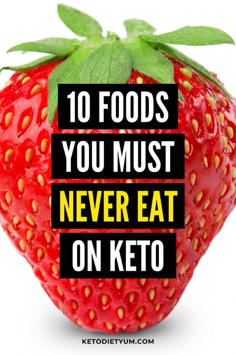 Check out these 10 healthy foods you must avoid on the low-carb keto diet. Don't eat these foods that will kick you out of ketosis! 10 Healthy Foods, Breakfast Low Carb, Best Fat Burning Foods, Ketogenic Diet Meal Plan, Low Carb Diet Recipes, Best Diet Plan, Diet Help, Keto Diet Meal Plan, Foods To Avoid