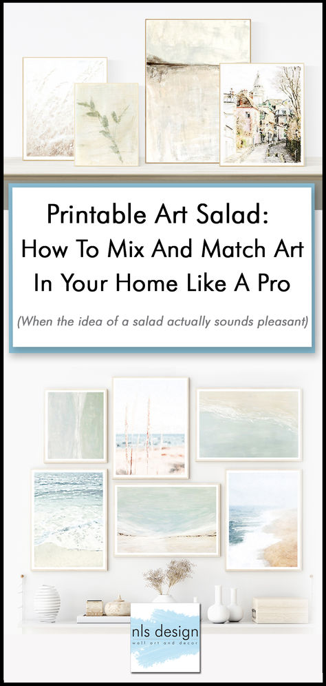 Printable Art Salad: How to Mix and Match Art in Your Home Like a Pro - Mixing Artwork Styles
Sign up for our email list and get 15% off at either of our Etsy shops! How To Mix And Match Artwork, Maximalist Homes, Match Art, Hallway Gallery Wall, Maximalist Interior Design, Gallery Wall Bedroom, Gallery Wall Layout, Maximalist Home, Wall Inspiration