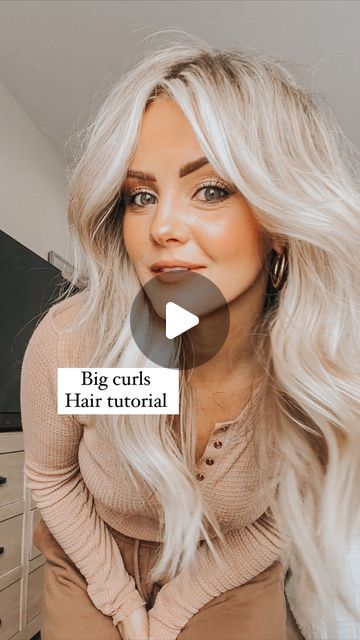 Curled Extensions Hairstyles, Loose Wave Long Hair, Bouncy Waves Long Hair, Long Hair With Big Curls, How To Get Long Waves In Hair, Loose Curl Long Hair Styles, How To Create Big Loose Curls, Wide Barrel Curls, Big Soft Curls Medium