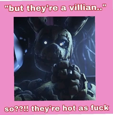 repost Hot Springtrap, Springlock Failure, Fnaf Ships, Matthew Lillard, Fnaf Sfm, Fnaf Book, Memes Love, Fnaf Wallpapers, Fnaf Movie