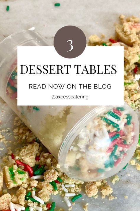 Unique desserts on a table Desert Table Display, Desert Display, Christmas Desert, Holiday Dessert Table, Bar Business, Holiday Desserts Table, Holiday Dessert, Dessert Tables, Tables Diy