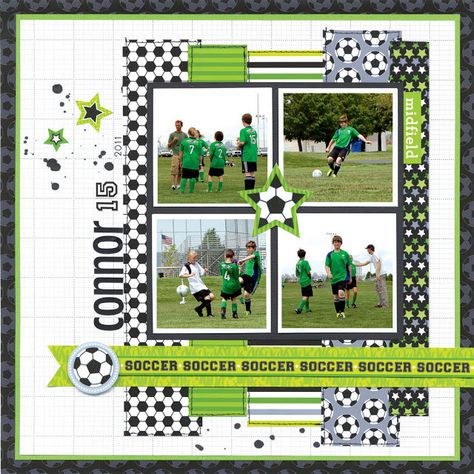 Scrapbooking Sports, Recipe Scrapbook, School Scrapbook, Scrapbook Layout Sketches, Birthday Scrapbook, Kids Scrapbook, Album Scrapbook, Doodlebug Design, Scrapbook Printables