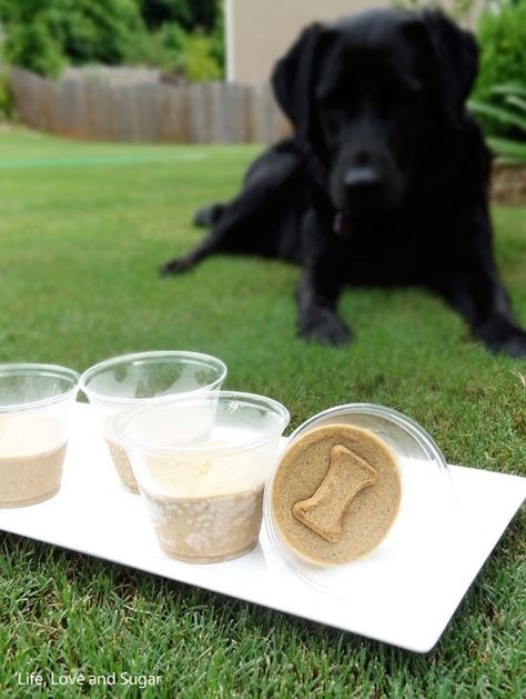 Frozen Peanut Butter Banana Dog Treats Frozen Peanut Butter Banana, Peanut Butter Banana Dog Treats, Pup Cups, Banana Dog Treats, Frozen Peanut Butter, Life Love And Sugar, Frozen Dog Treats, Feeling Healthy, Frozen Dog