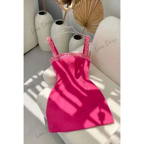 Satin Evening Dresses Woman Elegant Dresses for Women Gala Party Dress Short Skirt Sequins Lena Birthday Dresses Ideas, Mini Homecoming Dress, Classy Short Dresses, Trending 2023, Chic Evening Dress, 2023 Design, Classy Gowns, Chic Dress Classy, Mini Homecoming Dresses