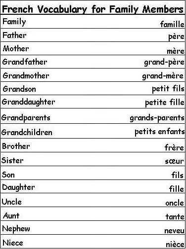 http://wanelo.com/p/3625211/learn-french-online-rocket-french - French Vocabulary Words for Family Members - Learn French Learn To Speak Italian, Italian Vocabulary, Italian Lessons, Italian Language Learning, Italian Phrases, French Expressions, German Language Learning, German Words, French Vocabulary