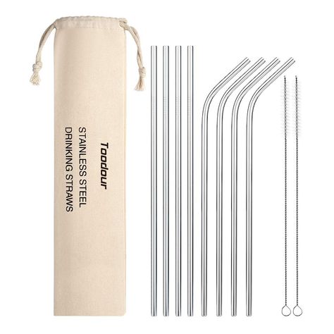 Penyimpanan Makeup, Wolf Shifter, Kitchen Decor Collections, Makijaż Smokey Eye, Cleaning Brushes, Cute Kitchen, Stainless Steel Straws, Metal Straws, Environment Friendly