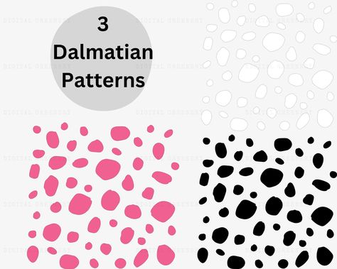 Paw Patrol Svg, Pink Dalmatian, Dalmatian Pattern, Dalmatian Spots, Print On Demand Products, Dalmatian Print, Animal Svg, Spots Pattern, Dog Svg