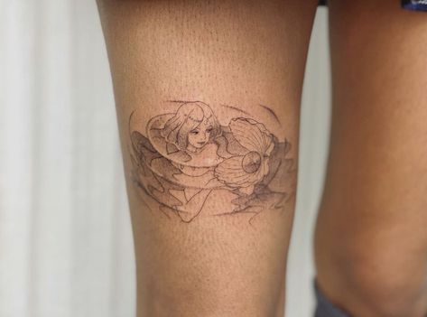 Tatuaje Studio Ghibli, Ghibli Tattoo, Funky Tattoos, Fantasy Tattoos, Cute Tiny Tattoos, Mehndi Tattoo, E Tattoo, Dainty Tattoos, Elegant Tattoos