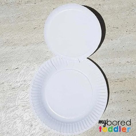 Paper Plate Snowman Craft - My Bored Toddler Paperplate Christmas Crafts, Paper Plate Snowman, Christmas Activities For Toddlers, Activity For Toddlers, Snowman Craft, Christmas Crafts For Toddlers, Inexpensive Crafts, Christmas Activity, Paper Plate Crafts