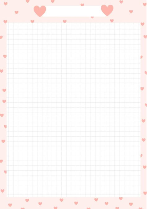 Kawaii Notepad Template, Kawaii Notes Template, Aesthetic Note Template, Kawaii Note Template, Notepaper Template, Sampul Binder, Notepad Template, Notebook Paper Template, Writing Paper Template