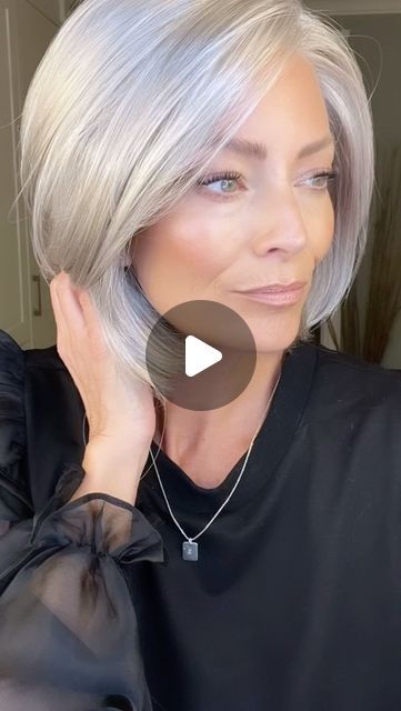 Erynn Real on Instagram: "It’s time to change the narrative & we each can play a role! This is for those of you that embrace their grey…whether it’s your bio hair or alternate hair! You do you ladies! This great hair is @jonrenau Kristi in Mist! If you would like the link just comment KRISTI and I’ll send it your way! #wig #wigs #hairloss #hairlosshelp #wigreview #wigreviews #greyhair #greyhairdontcare" Change The Narrative, Grey Hair Don't Care, Real Hair Wigs, Fabulous Hair, Send It, Grey Hair, Great Hair, Short Hair Cuts, Wig Hairstyles