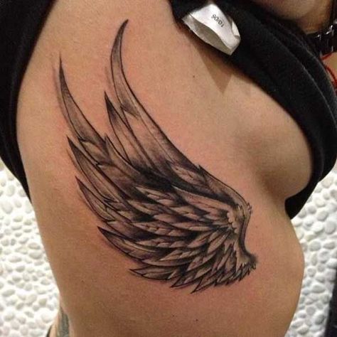 35 Breathtaking Wings Tattoo Designs « Cuded – Showcase of Artwork & Design. ** Find out even more by visiting the picture Girl Side Tattoos, Angel Tattoo For Women, Angel Wing Tattoo, Wing Tattoo Designs, Angel Wings Tattoo, Wing Tattoo, Angel Tattoo Designs, Celtic Tattoos, Side Tattoos