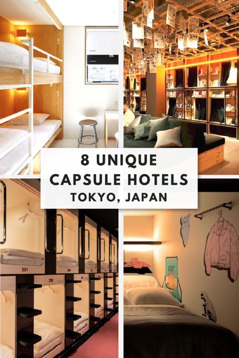 Capsule Hotel Japan, Hotels In Tokyo Japan, Hotels In Tokyo, Japan Hotel, All About Japan, Capsule Hotel, Tokyo Japan Travel, Japan Travel Tips, Travel Capsule