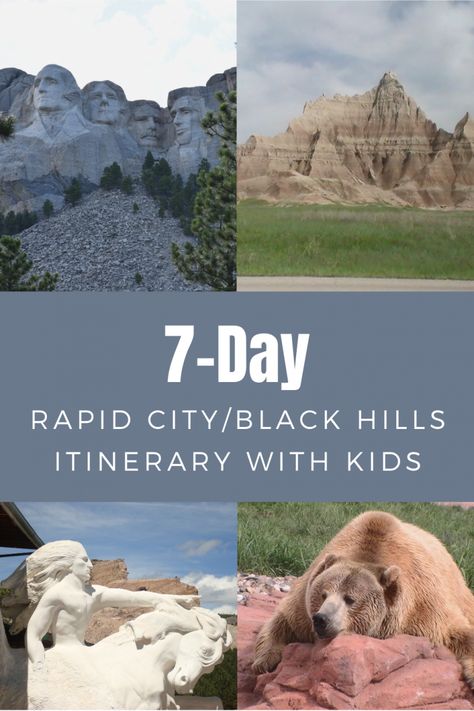 7-Day Rapid City/Black Hills, South Dakota Itinerary with Kids - SixSuitcaseTravel - Big Family Travel Hill City South Dakota, Jewel Cave National Monument, Jewel Cave, South Dakota Road Trip, South Dakota Vacation, Midwest Road Trip, South Dakota Travel, Trip Activities, Yellowstone Vacation