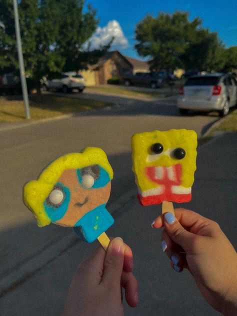 Powerpuff girl popsicle and SpongeBob popsicle Popsicles Aesthetic Summer, Popsicle Summer Aesthetic, Ice Pop Aesthetic, Summer Popsicles Aesthetic, Early 2000s Summer Nostalgia, Popsicle Aesthetic Summer, Summer 2000s Nostalgia, Poptropica Aesthetic, Nostalgic Summer Aesthetic