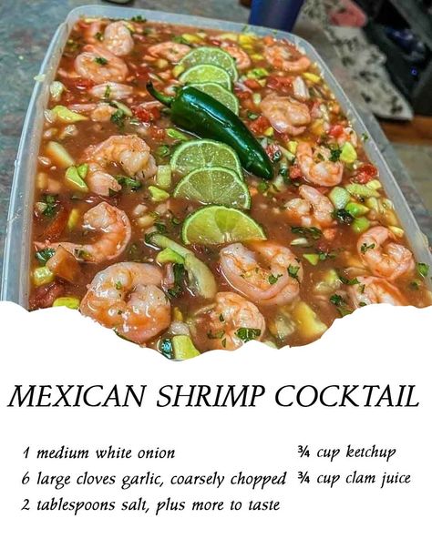 Mexican Shrimp Cocktail Shrimp Cocktail Recipe Mexican, Mexican Shrimp Cocktail Recipe, Shrimp Cocktail Recipe, Mexican Shrimp Cocktail, Cocktail Shrimp Recipes, Mexican Cocktails, Mexican Shrimp, Shrimp And Vegetables, Large Shrimp