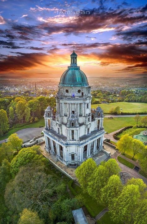 Williamson Park Lancaster Lancashire England Lancaster England, English Ancestry, Lancaster University, Coogee Beach, Beach Place, Aerial Images, Vision Board Inspiration, National Trust, Landscape Pictures