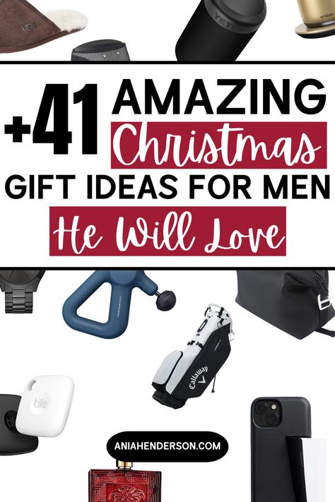 These are incredible gift ideas for men in your life! Gift ideas for boyfriend | gift ideas for him | gift ideas for men | gift ideas | perfect gift ideas for this holiday season | holiday gift guide Gifts To Get Your Boyfriend, New Boyfriend Gifts, Elephant Gifts Christmas, Christmas Gift Ideas For Men, Gifts For Young Men, Love Gift Ideas, Gift Ideas For Boyfriend, Gift Guide For Men