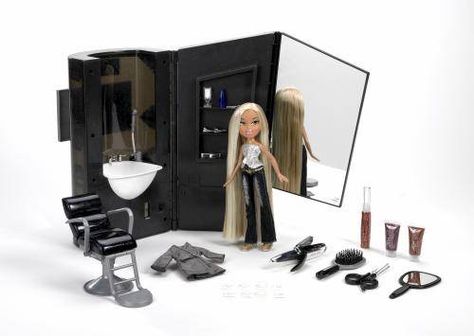 bratz doll magic hair raya sold with magic hair salon and in canada exclusive alone All Bratz Dolls, Black Bratz Doll, Brat Doll, Barbie Dress Fashion, Barbie Hair, Magic Hair, Twins Room, Doll Play, Bratz Doll