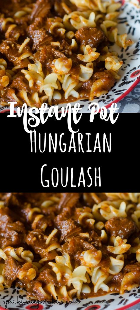 Instant Pot German Goulash, Hungarian Goulash Recipes Instant Pot, Instant Pot Hungarian Goulash, Instant Pot Stew Meat Recipes, Instant Pot Stew Meat, Classic Goulash, Vegetable Juice Recipes, Crockpot Express, Jewish Foods