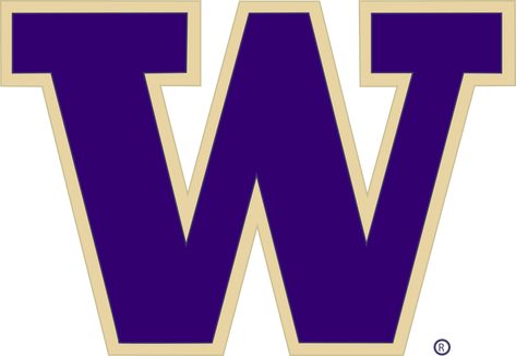 File:University of Washington Block W logo RGB brand colors.SVG University Of Washington Logo, Washington Huskies Logo, Football Vinyl Decal, Husky Colors, Husky Logo, Washington Huskies Football, Huskies Football, Graduation Sash, Shingle Colors