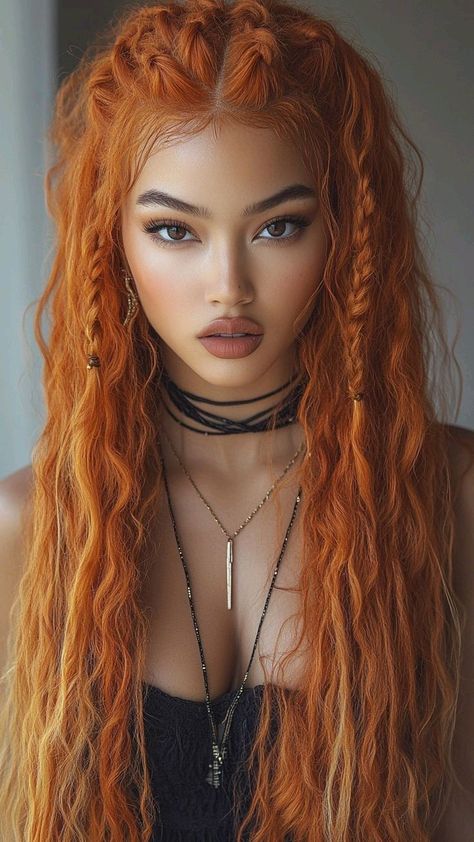 Ginger Braids, Braids Inspiration, Winter Blonde Hair, Braids Boho, Braid Inspiration, Red Haired Beauty, Hair Color Light Brown, Strawberry Blonde Hair, Red Heads