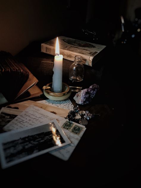 Moody Dark Candlelight Photo #aesthetic #moody #dark #candles #vintage #photography #witchy #homedecor Candlelight Aesthetic, Dark Academia Aesthetic Wallpaper, Candles Vintage, Candles Dark, Moody Photography, Spooky Candles, Dark Cottagecore, Candle Aesthetic, Aesthetic Boys