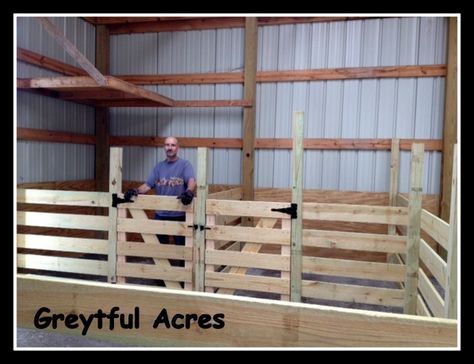 goat stalls Goat Stalls In Barn, Goat Stalls, Mini Horse Barn, Horse Stalls Diy, Stalls Ideas, Goat Shed, Livestock Barn, Livestock Shelter, Goat Shelter