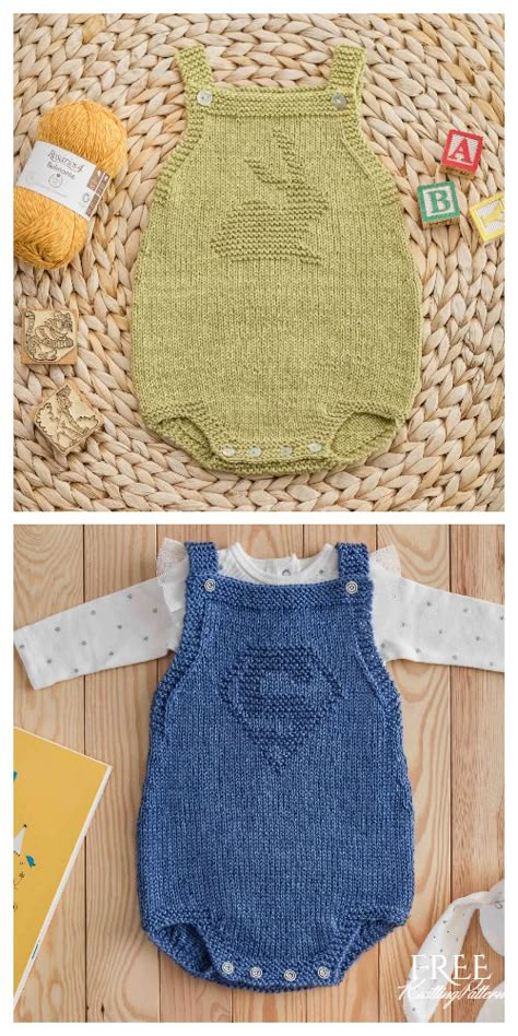 Knit Baby Fofo Onesies Free Knitting Patterns Baby Dungarees Knitting Pattern, Knit Onesie Pattern Free, Knitting Patterns For Newborns, Baby Dungarees Pattern Free Knitting, Easy Knit Baby Romper Free Pattern, Baby Boy Knitting Patterns Free Newborns, Romper Knitting Pattern Free, Knitted Baby Romper Pattern Free, Knit Baby Onesie Pattern Free