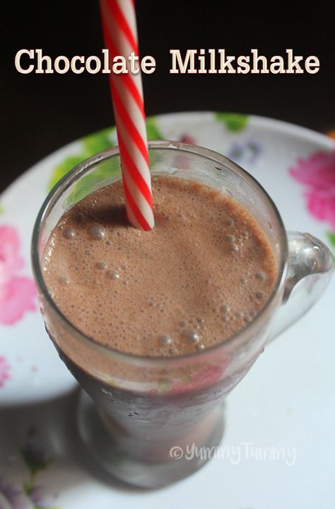 Chocolate Milkshake Recipe, Chocolate Shake Recipe, Nutella Milkshake, Milkshake Recipe Easy, Milkshake Recipe Chocolate, Amazing Drinks, Milkshake Recipe, Healthy Recipes Easy Snacks, Chocolate Shake