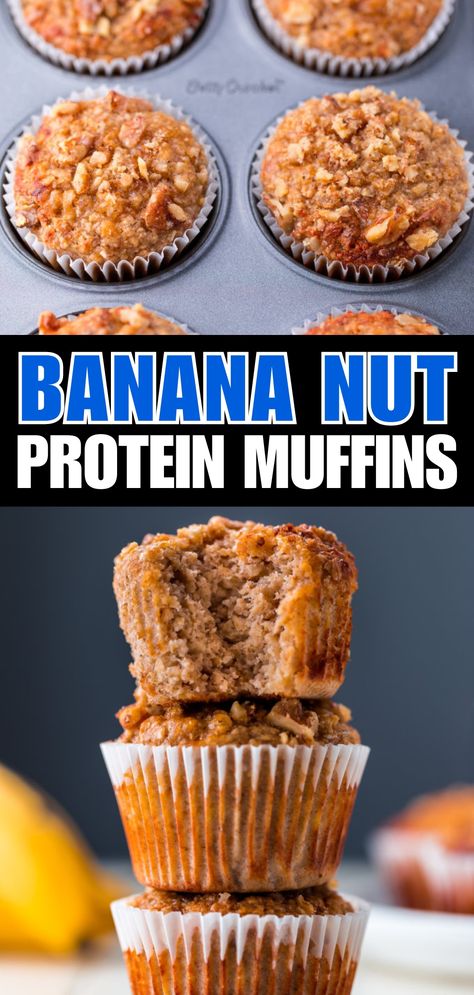 Start your mornings with these healthy oatmeal banana muffins! Packed with wholesome oats, ripe bananas, and a protein boost, these muffins are your new go-to breakfast. They're gluten-free, dairy-free, and vegan, making them perfect for everyone in the family. Quick to whip up and perfect for on-the-go snacking, they’re proof that healthy can be delicious. Who knew muffins could be this good for you? Grab one (or two) and enjoy a tasty start to your day! Oatmeal Banana Muffins, Banana Oatmeal Muffins Healthy, Healthy Banana Recipes, Banana Protein Muffins, Ripe Banana Recipe, Gluten Free Banana Muffins, Real Food Snacks, Banana Oatmeal Muffins, Oatmeal Banana