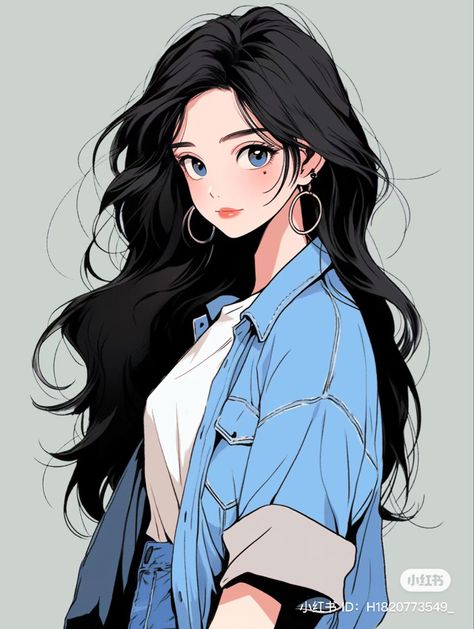 Aesthetic Girl Animated, Animated Girl, Fashion Design Inspiration, Anime Show, Cartoon Artist, Girly Art Illustrations, Dessin Adorable, Digital Art Anime, Girls Illustration