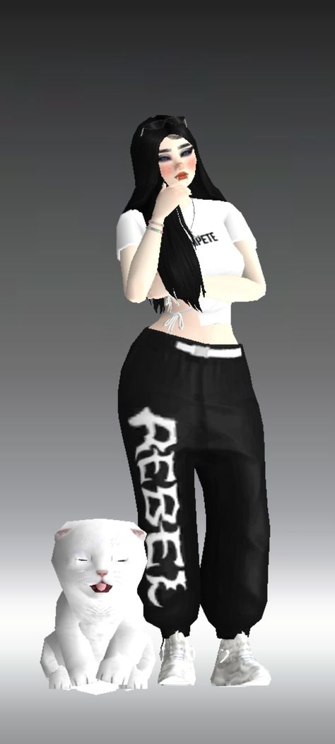 Avakin Life Outfits Ideas, Avakin Life Outfits, Zepeto Avatar Ideas, Zepeto Avatar, Avatar Ideas, Avakin Life, Outfits Ideas, Casual Outfits, Black