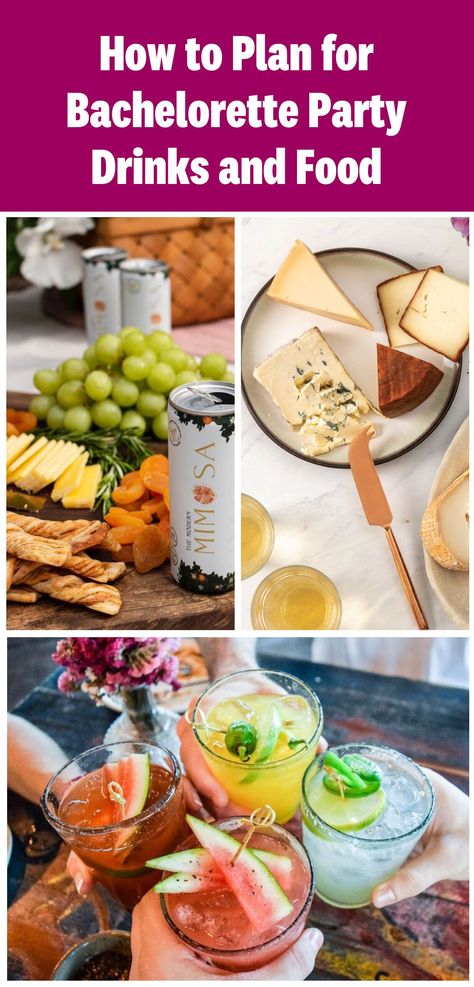 Breakfast Ideas Bachelorette Party, Lunch Ideas For Bachelorette Party, Hen Do Food Ideas, Grocery List For Bachelorette Party, Snacks For A Bachelorette Party, Bachelorette Party Shopping List, Dinner Ideas For Bachelorette Party, Meals For Bachelorette Party, Bachelorette Party Food Ideas Appetizers